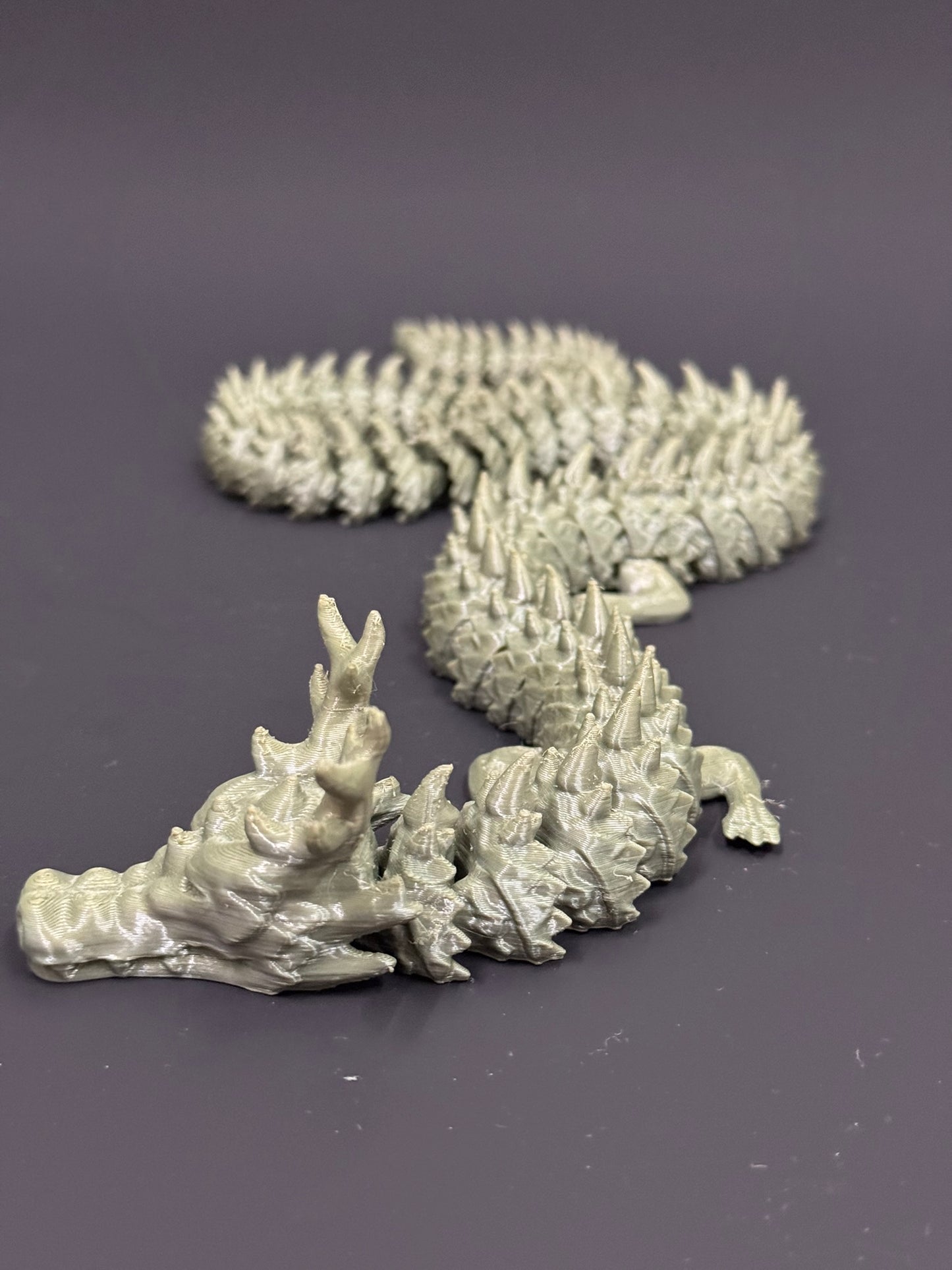 Chinese Dragon Single Flexi 3D Printed