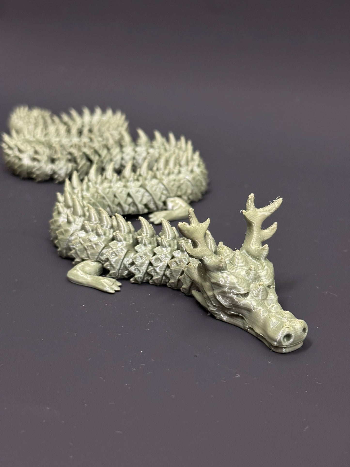 Chinese Dragon Single Flexi 3D Printed