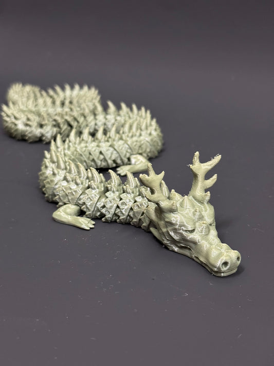 Chinese Dragon Single Flexi 3D Printed