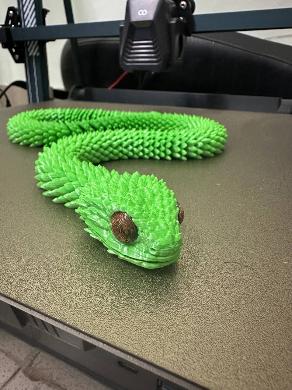 Articulated Viper 3D Printed Snake