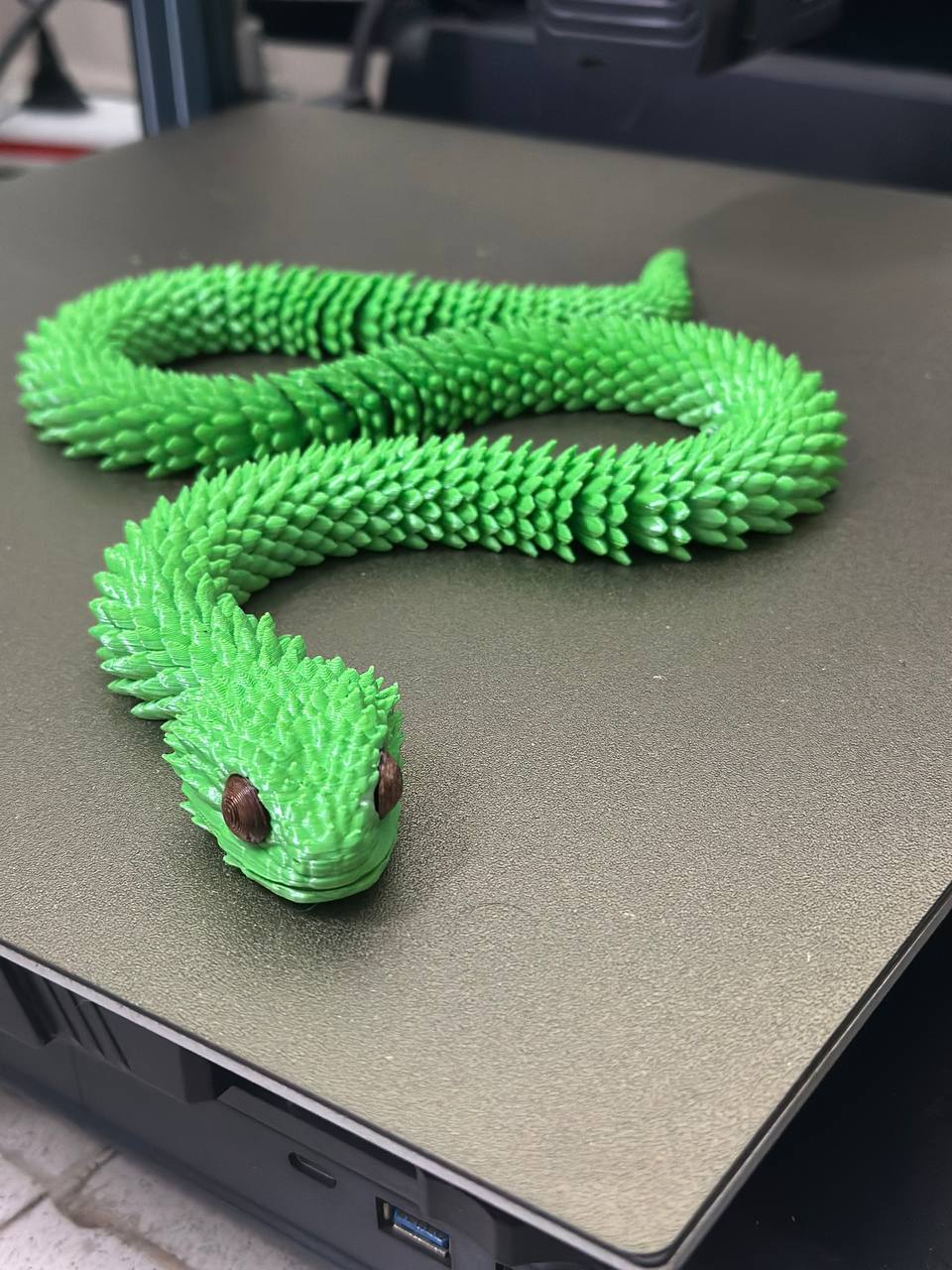 Articulated Viper 3D Printed Snake