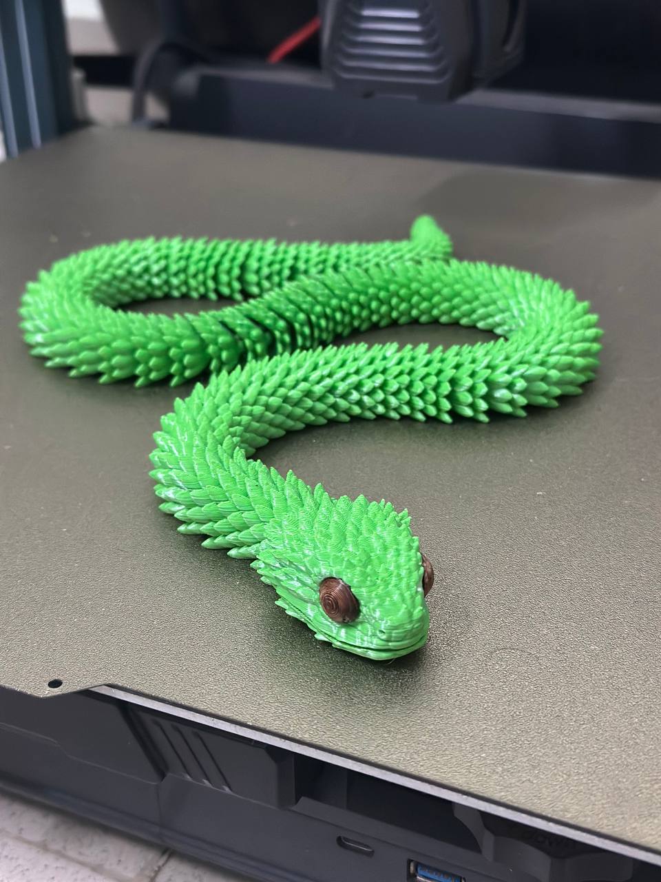 Articulated Viper 3D Printed Snake